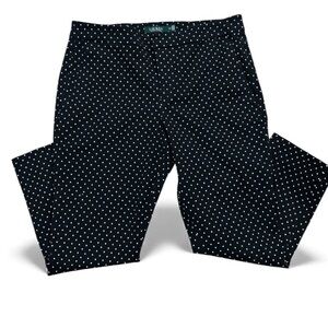 Ralph Lauren Black and White Polka Dot Trousers

waist 16 -17
Rise 12
Inseam 23